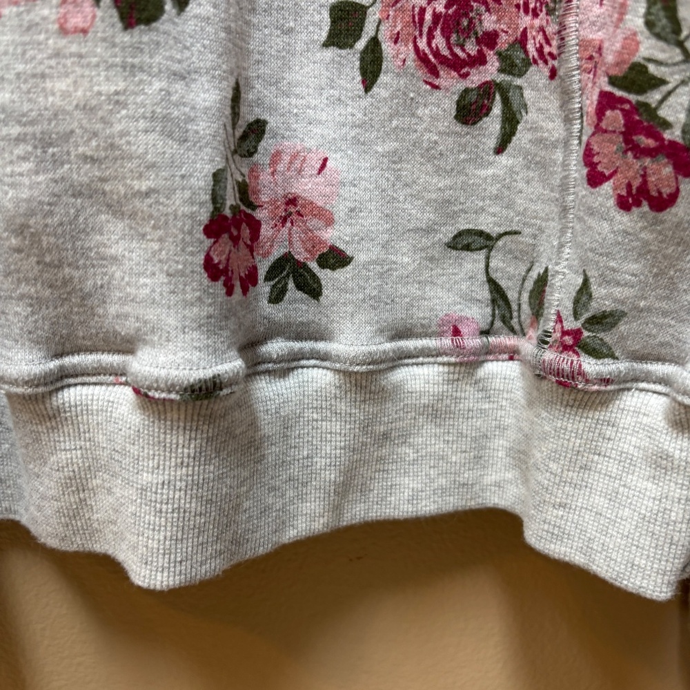 Ultra Flirt Long Sleeve Floral Cold ShoulderTop Size M Juniors - Picture 8 of 15